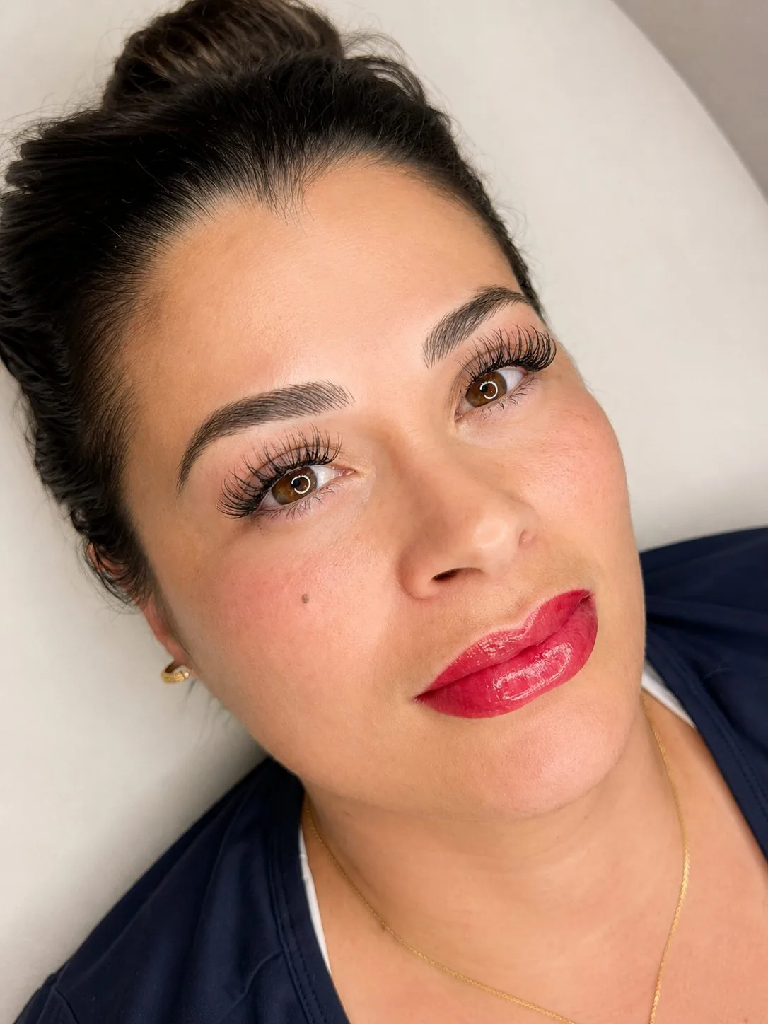 Resultado de micropigmentação em pele madura — Olhos · Micropigmentação